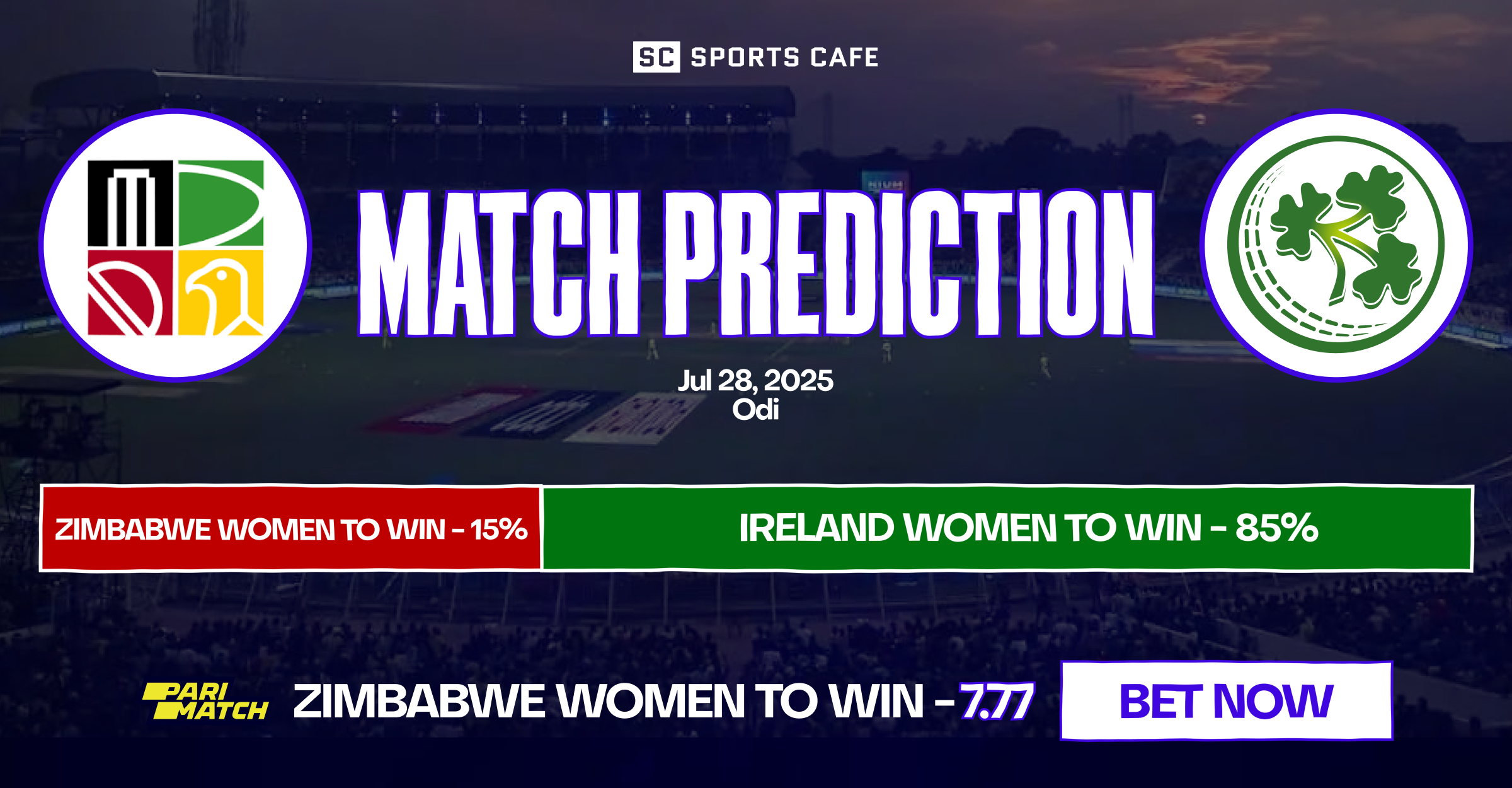 zimbabwe women vs ireland women match prediction